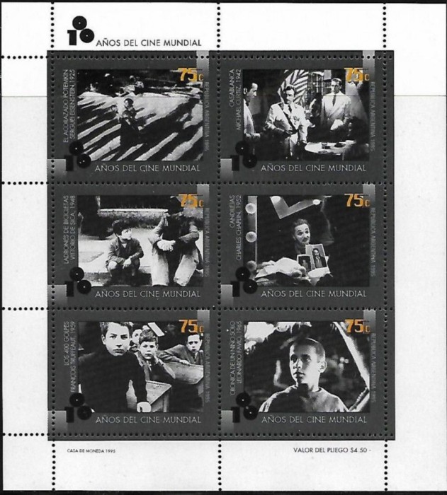 ARGENTINA 1995 CENTENARUL FILMULUI CINEMA