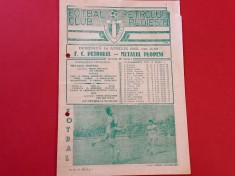 Program meci fotbal PETROLUL PLOIESTI - METALUL Plopeni (14.04.1985)