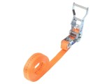 Bandă de fixare portocalie 4m x 25mm, capacitate 1000kg