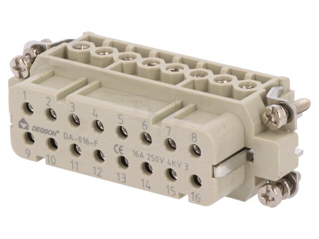 Conector Inserturi de Contact Mamă 16A