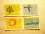 Serie Natura 1966 Liechtenstein , 4 valori