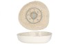 Rinart Farfurie ad&acirc;ncă - Celest - Porţelan - 21 cm (900cc) - set de 6