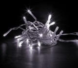 Perdea luminoasă - 100 LEDuri - albă - IP44 - 2,2 m - 8 programe