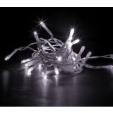 Perdea luminoasă - 100 LEDuri - albă - IP44 - 2,2 m - 8 programe