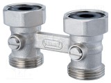 Conectori radiatoare HUMMEL Filet ext: G 3/4 dublă, drept