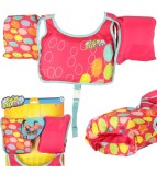 Vestă de inot cu maneci pentru copii 3-6 ani BESTWAY 32174, 19 - 30 kg, roz