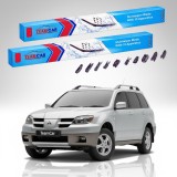 Cumpara ieftin Ștergătoare Mitsubishi Outlander I (CU) 2003-2007 | Set Față Flat Premium &ndash; TeamCar&reg;