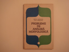 Probleme de analiza morfologica - Mircea/Stela Zdrenghea Editura Stiintifica foto