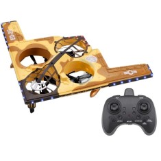 Avion cu telecomanda iUni E0-26, Stealth Bomber Plane, Acrobatii 360&deg;, Giroscop, Rezistent la impact, Lumini LED