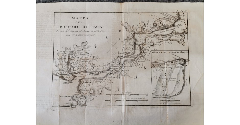 Harta veche - Bosfor Tracia | Okazii.ro