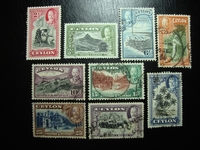 CEYLON 1935/36 GEORGE V