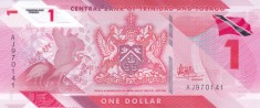 Bancnota Trinidad &amp;amp; Tobago 1 Dolar 2020 (2021) - PNew UNC ( polimer - vezi descriere ) foto