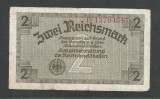 GERMANIA NAZISTA 2 MARCI REICHSMARK 1940 [12] P- 137b , 8 cifre , Litera D