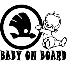 Sticker Auto , zBaby on Board, Skoda , Semnalizare Siguranta Copil MaE ina