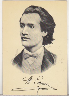 bnk cp Mihai Eminescu - carte postala necirculata foto