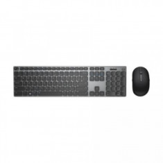 Kit mouse si tastatura Dell Premium KM717 , Fara Fir , USB Nano Receiver , Gri foto