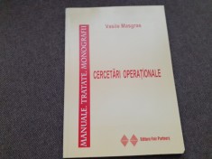 VASILE MASGRAS Cercetari operationale 2004 foto