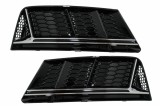 Grile Laterale Audi A4 B9 Sedan Avant (2016-2018) RS4 Design Silver Edition Performance AutoTuning, KITT