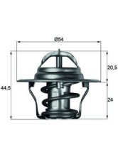 MAHLE TX 4 83D termostat,lichid racire