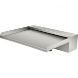 Cascada dreptunghiulara pentru piscina, Inox, Latime lama apa 30 cm, dimensiune 30 x 26 x 8 cm, Vevor