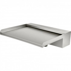 Cascada dreptunghiulara pentru piscina, Inox, Latime lama apa 30 cm, dimensiune 30 x 26 x 8 cm