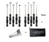 Set 10 Surubelnite Reglaj Carburator + Perii Curatare, Compatibil Drujbe Micul Padurar, Stihl, Husqvarna, Ruris, Chinezeasca, etc.