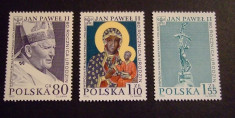 Polonia, papa Ioan Paul al II-lea, Maica Domnului, crucifix, 2000, MNH foto