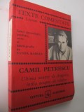 Ultima noapte de dragoste intaia noapte de razboi - Camil Petrescu