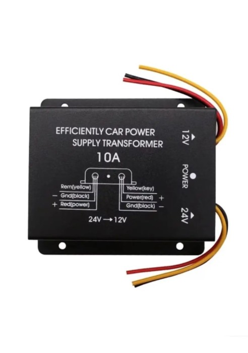 Convertor auto IN 24V intrare la OUT 12V /10A iesire (557)