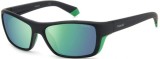 Ochelarii de Soare POLAROID PLD 7046/S 7ZJ, 63mm, Black Green