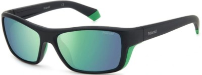 Ochelarii de Soare POLAROID PLD 7046/S 7ZJ, 63mm, Black Green foto