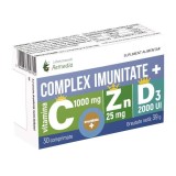 Complex Imunitate + Vitamina C 1000 mg + Zinc 25 mg + Vitamina D3 2000 UI 30 comprimate Remedia, Laboratoarele Remedia