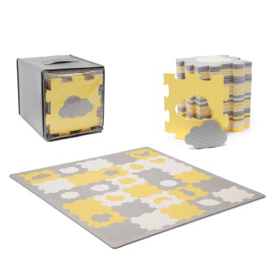 COVORAS DE JOACA KINDERKRAFT LUNO SHAPES, PUZZLE 3D, SPUMA, YELLOW SuperHeroes ToysZone foto