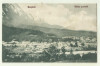 Cp Busteni : vedere generala - circulata 1928, timbre, Fotografie