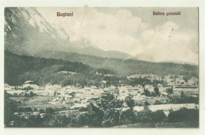 cp Busteni : vedere generala - circulata 1928, timbre foto