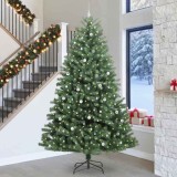 vidaXL Brad de Crăciun artificial cu ramuri articulare Verde 300 cm 3395528