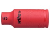 Cheie tubulară HEX 5mm 1/4 - Cap 6-puncte, izolată 42mm