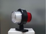 Lampa Gabarit LED Neon FR0118 Alb-Rosu 12-24V, Camion, Tractor, Platforma Auto, Impermeabila IP68