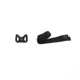 Set 2 piese corector de postura si banda de antrenament Optimaux, marime universala, neopren, nylon, negru