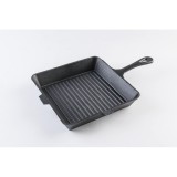 Cumpara ieftin Tigaie Grill Vanora Home, 25 x 4.7 cm, fonta, strat antiaderent, Negru