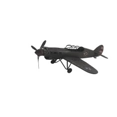 Macheta avion fier multicolor 31 x 32,5 x 11,5 cm