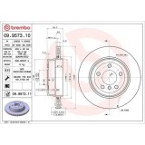 Set disc frana BMW X3 (E83) 01.03-12.11, Spate, 320X22mm, ventilat, BREMBO