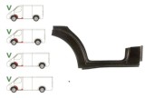 Prag Ford Transit (V184/5) 05.2000-04.2006, Transit/Tourneo 2006-2013; sub Usa Fata Stanga , 1/3 segment aripa fata interior si 1/3 stalp, prag din m, Rapid
