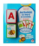 Cumpara ieftin Activitati cu litere si cuvinte. Set educativ. Carte de activitati + 108 cartonase