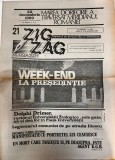 Zig Zag Magazin Almanah nr. 21 August 1990 16 pagini format 24x30 cm limba romana stare buna coperti brosate