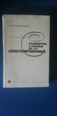 myh 21s - GC Nicolescu - Curentul literar de la Contemporanul - ed 1966