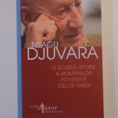 O SCURTA ISTORIE A ROMANILOR POVESTITA CELOR TINERI de NEAGU DJUVARA , 2008