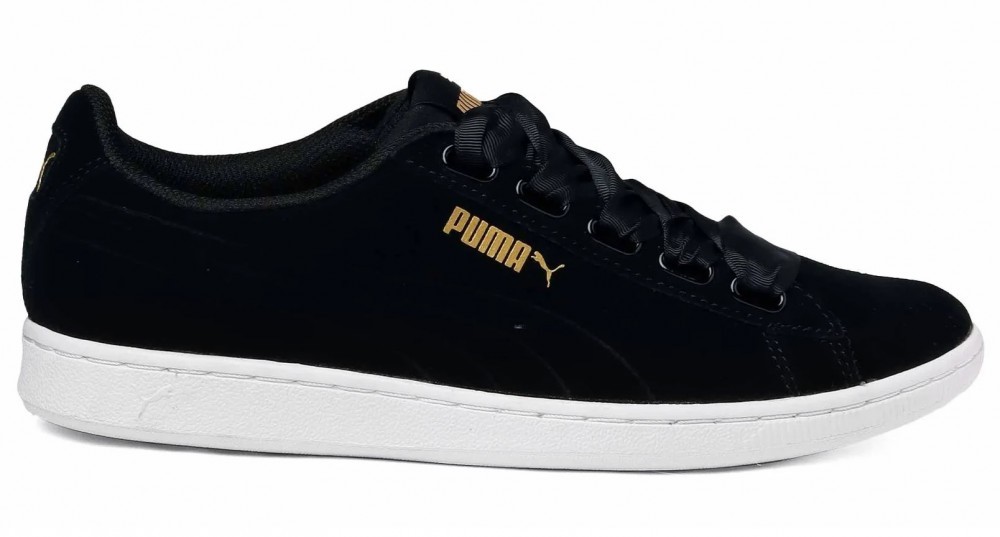 Adidasi Femei Puma Vikky Ribbon Black Negru / Auriu 364262 02 Marimea 42 |  Okazii.ro