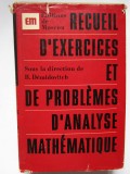 Recueil d&#039;exercices et de problemes d;analyse mathematique - Demidovitch