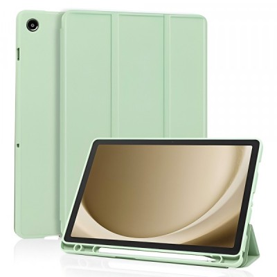 Husa pentru Samsung Galaxy Tab A11+ / Tab A9+, Techsuit, Flex Trifold, Verde Inchis foto